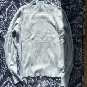 Lauren Conrad Baby Blue Soft Cowl Neck Sweater